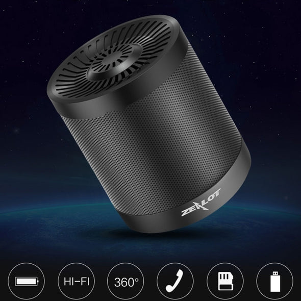 ZEALOT S5 Portable Wireless Speaker ファイバークロス&シリコンカバー付