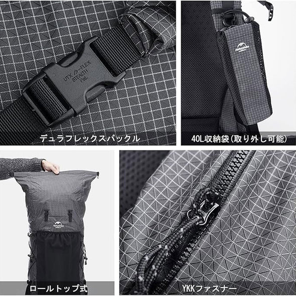 Naturehike ハイキングバッグ 40L 60L