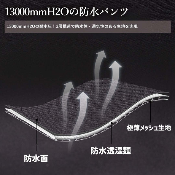 Naturehike ウォータープルーフパンツ 13000mm