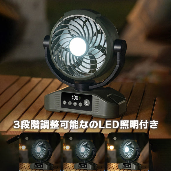 アウトドア扇風機　20000mAh