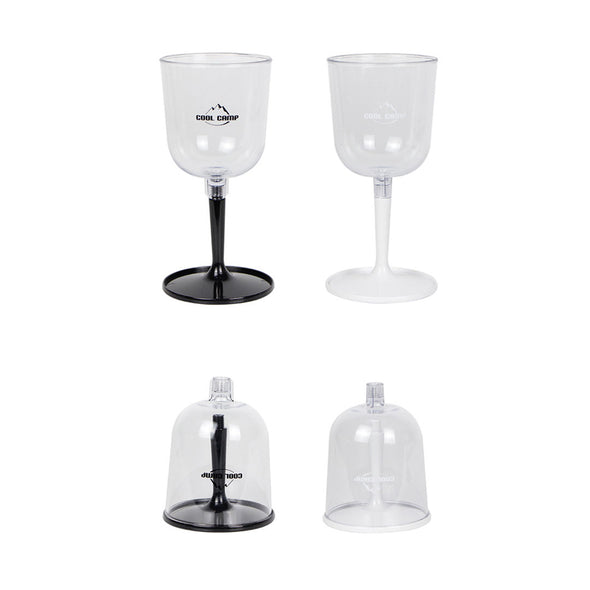 組立式ワイングラス　2脚セット