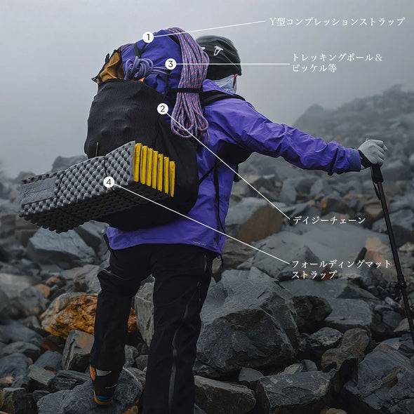ThousWinds 登山バックパック Gale Core 40L