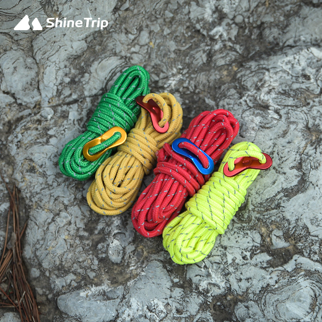ShineTrip ガイロープ 4本セット テントロープ – SWAG_GEAR