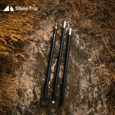 ShineTrip テントポール タープポール 分割式 201cm-305cm