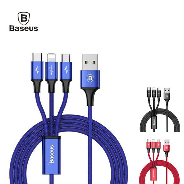 Baseus 3in1充電ケーブル